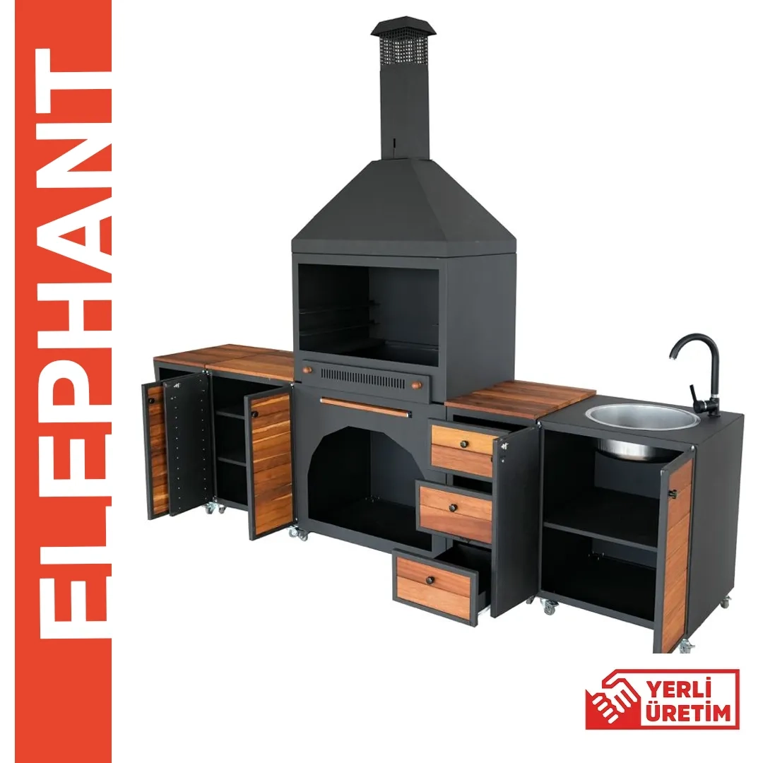 ELEPHANT DEKORATİF TEZGAHLI BARBEKÜ